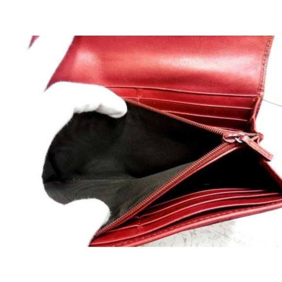 Gucci Metallic Magenta Chrome Xl Embossed Guccissima Leather Wallet - Picture 11 of 11